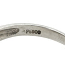 ノンブランド NON BRAND アコヤパール ダイヤリング プラチナシルバー Pt900 パール ダイヤモンド リング 指輪 1粒 1P 14号