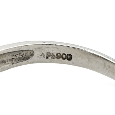 ノンブランド NON BRAND アコヤパール ダイヤリング プラチナシルバー Pt900 パール ダイヤモンド リング 指輪 1粒 1P 14号