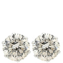 ノンブランド NON BRAND プラチナシルバー Pt900 ダイヤモンド ピアス 1P 1石 1粒 ダイヤ プラチナ900