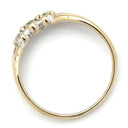 ノンブランド NON BRAND ダイヤリング ホワイトゴールド K10WG ダイヤモンド リング 指輪 3P 3粒 5号