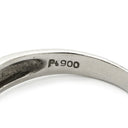 ノンブランド NON BRAND アコヤパール ダイヤリング プラチナシルバー Pt900 パール ダイヤモンド リング 指輪 1粒 1P 16号