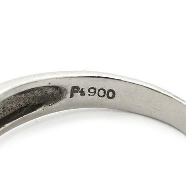 ノンブランド NON BRAND アコヤパール ダイヤリング プラチナシルバー Pt900 パール ダイヤモンド リング 指輪 1粒 1P 16号