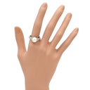 ノンブランド NON BRAND アコヤパール ダイヤリング プラチナシルバー Pt900 パール ダイヤモンド リング 指輪 1粒 1P 16号