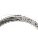 ノンブランド NON BRAND オパール ダイヤリング プラチナシルバー Pt900 オパール ダイヤモンド リング 指輪 白 ホワイト オーバル 7号