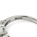 ノンブランド NON BRAND オパール ダイヤリング プラチナシルバー Pt900 オパール ダイヤモンド リング 指輪 15号