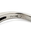 ノンブランド NON BRAND 珊瑚 ダイヤリング プラチナシルバー Pt900 珊瑚 ダイヤモンド リング 指輪 赤 サンゴ 14号