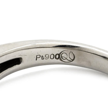 ノンブランド NON BRAND 珊瑚 ダイヤリング プラチナシルバー Pt900 珊瑚 ダイヤモンド リング 指輪 赤 サンゴ 14号