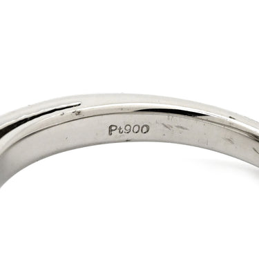 ノンブランド NON BRAND バゲットカット パヴェリング プラチナシルバー Pt900 ダイヤモンド リング 指輪 ダイヤリング 7.5号