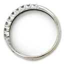 ノンブランド NON BRAND ダイヤリング ホワイトゴールド K14WG ダイヤモンド リング 指輪 WG 14K ダイヤモンド 一文字 10.5号