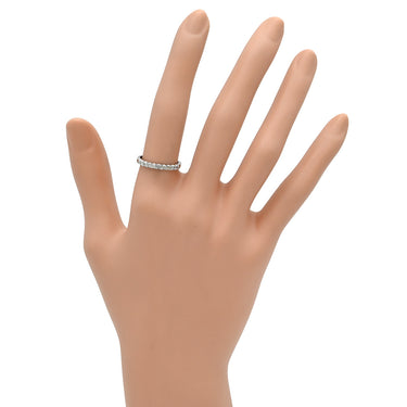 ノンブランド NON BRAND ダイヤリング ホワイトゴールド K14WG ダイヤモンド リング 指輪 WG 14K ダイヤモンド 一文字 10.5号