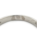 ノンブランド NON BRAND ホワイト×プラチナシルバー Pt900 パール ダイヤモンド リング 指輪 プラチナム 1P 1粒 パール 真珠 あこや アコヤ ダイヤ 13.5号