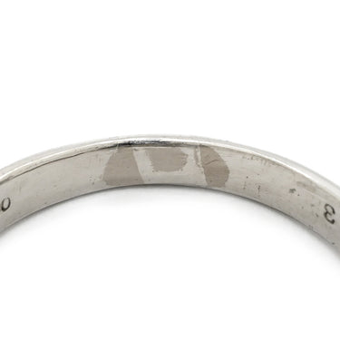 ノンブランド NON BRAND ホワイト×プラチナシルバー Pt900 パール ダイヤモンド リング 指輪 プラチナム 1P 1粒 パール 真珠 あこや アコヤ ダイヤ 13.5号