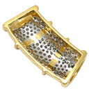 ノンブランド NON BRAND イエローゴールド K18YG ダイヤモンド ペンダントトップ ネックレストップ Au750 18K 18金 パヴェダイヤ