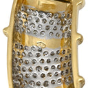 ノンブランド NON BRAND イエローゴールド K18YG ダイヤモンド ペンダントトップ ネックレストップ Au750 18K 18金 パヴェダイヤ