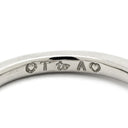 ノンブランド NON BRAND ダイヤ 立爪リング プラチナシルバー Pt950 ダイヤモンド リング 指輪 1石 1粒 イニシャル入り 4号