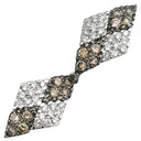 ノンブランド NON BRAND ホワイトゴールド K18WG ダイヤモンド ペンダントトップ Au750 18K 18金 ネックレストップ ブラウン ダイヤ ひし形 ドロップ