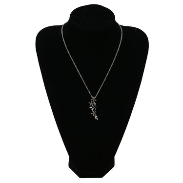 ノンブランド NON BRAND ホワイトゴールド K18WG ダイヤモンド ペンダントトップ Au750 18K 18金 ネックレストップ ブラウン ダイヤ フラワーモチーフ