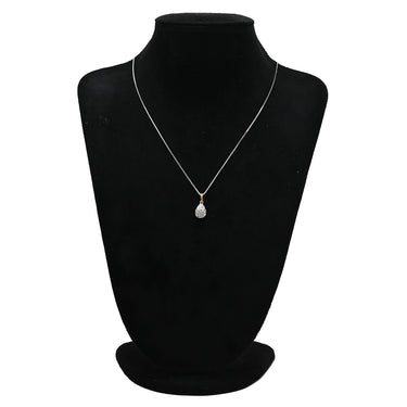 ノンブランド NON BRAND ホワイトゴールド×イエローゴールド K18WG K18YG ダイヤモンド ペンダントトップ ペンダントヘッド Au750 18K 18金 WG×YGコンビ ダイヤ 雫型 しずく 涙型 ティアドロップ