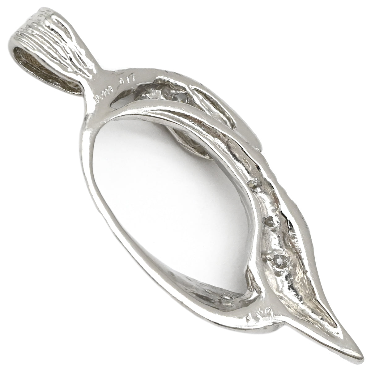 Pt900プラチナダイヤモンドトップ Pt900 ダイヤモンド クロスペンダント 1.00ct プラチナ900