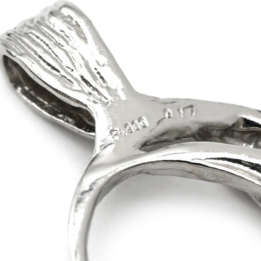 ノンブランド NON BRAND ダイヤ プラチナシルバー Pt900 ダイヤモンド ペンダントトップ ネックレストップ