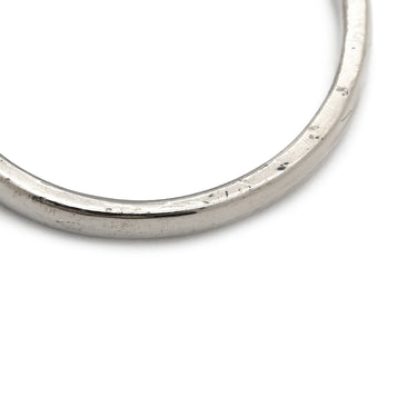 ノンブランド NON BRAND ダイヤリング ホワイトゴールド K18WG ダイヤモンド リング 指輪 5P 5粒 一文字 12号