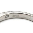 ノンブランド NON BRAND ダイヤリング ホワイトゴールド K18WG ダイヤモンド リング 指輪 5P 5粒 一文字 12号