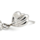 ノンブランド NON BRAND ルビー ダイヤピアス プラチナシルバー×レッド Pt850 ルビー ダイヤモンド K18WG ピアス 赤 pt850 ホワイトゴールド 750 プラチナム ダイヤ