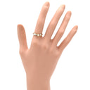 ノンブランド NON BRAND ダイヤ コンビリング イエローゴールドXプラチナシルバー K18YG Pt900 ダイヤモンド リング 指輪 1P 1粒ダイヤ 11.5号