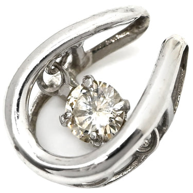 ノンブランド NON BRAND ダイヤ ペンダントトップ ホワイトゴールド K18WG ダイヤモンド ペンダントトップ 1P 1粒 ペンダントヘッド 18K 18金 750