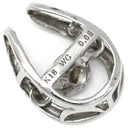 ノンブランド NON BRAND ダイヤ ペンダントトップ ホワイトゴールド K18WG ダイヤモンド ペンダントトップ 1P 1粒 ペンダントヘッド 18K 18金 750