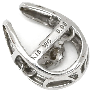 ノンブランド NON BRAND ダイヤ ペンダントトップ ホワイトゴールド K18WG ダイヤモンド ペンダントトップ 1P 1粒 ペンダントヘッド 18K 18金 750