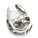 ノンブランド NON BRAND ダイヤ ペンダントトップ ホワイトゴールド K18WG ダイヤモンド ペンダントトップ 1P 1粒 ペンダントヘッド 18K 18金 750