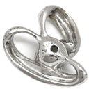 ノンブランド NON BRAND プラチナシルバー Pt900 ダイヤモンド ペンダントトップ プラチナム ダイヤ 1P 1石 1粒 ハートモチーフ