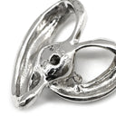 ノンブランド NON BRAND プラチナシルバー Pt900 ダイヤモンド ペンダントトップ プラチナム ダイヤ 1P 1石 1粒 ハートモチーフ