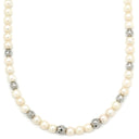 ノンブランド NON BRAND パールホワイト パール シルバー ネックレス あこやパール ホワイト SV silver