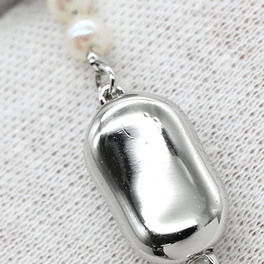 ノンブランド NON BRAND パールホワイト パール シルバー ネックレス あこやパール ホワイト SV silver