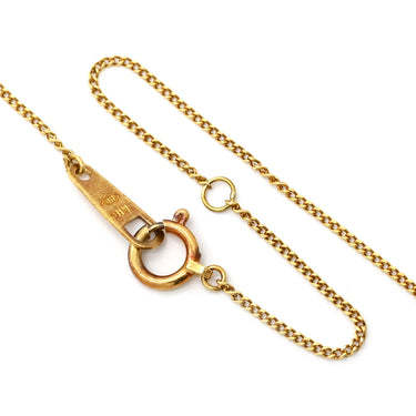 ノンブランド NON BRAND ダイヤペンダント イエローゴールド K18YG ダイヤモンド ネックレス 750 18K 1P 1粒