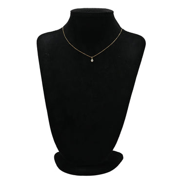 ノンブランド NON BRAND ダイヤペンダント イエローゴールド K18YG ダイヤモンド ネックレス 750 18K 1P 1粒