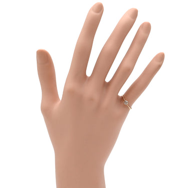 ノンブランド NON BRAND ダイヤリング ピンクゴールド K18PG ダイヤモンド リング 指輪 7.5号