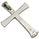 ノンブランド NON BRAND クロス ダイヤ ホワイトゴールド K18WG ダイヤモンド ペンダントトップ 十字架 ネックレストップ K18 WG ホワイトゴールド