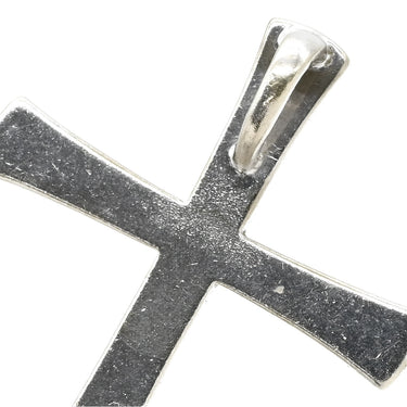 ノンブランド NON BRAND クロス ダイヤ ホワイトゴールド K18WG ダイヤモンド ペンダントトップ 十字架 ネックレストップ K18 WG ホワイトゴールド