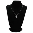 ノンブランド NON BRAND クロス ダイヤ ホワイトゴールド K18WG ダイヤモンド ペンダントトップ 十字架 ネックレストップ K18 WG ホワイトゴールド