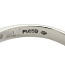 ノンブランド NON BRAND エメラルド ダイヤモンド リング プラチナシルバー Pt850 エメラルド ダイヤモンド リング 指輪 グリーン 緑 Pt850 16号