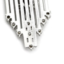 ノンブランド NON BRAND ルビーダイヤペンダント ホワイトゴールド K18WG ダイヤモンド ルビー ネックレス Au750 18K 18金 アールデコデザイン