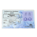 ノンブランド NON BRAND パールピアス ホワイトゴールド K18WG パール ダイヤモンド ピアス 1粒 1P シルバーグレー ダイヤ WG 18金 750 真珠