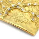 ノンブランド NON BRAND K18 ダイヤ イエローゴールド K18YG ダイヤモンド ブローチ ペンダントトップ