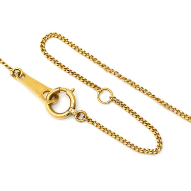 ノンブランド NON BRAND ダイヤペンダント イエローゴールド K18YG ダイヤモンド ネックレス 750 18K 1P 1粒ダイヤ YG