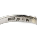 ノンブランド NON BRAND アコヤパール ダイヤリング プラチナシルバー Pt850 パール ダイヤモンド リング 指輪 1粒 1P 11号