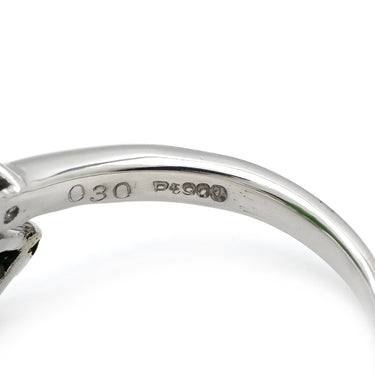 ノンブランド NON BRAND ヒスイ ダイヤリング プラチナシルバー Pt900 ヒスイ ダイヤモンド リング 指輪 翡翠 グリーン 9.5号