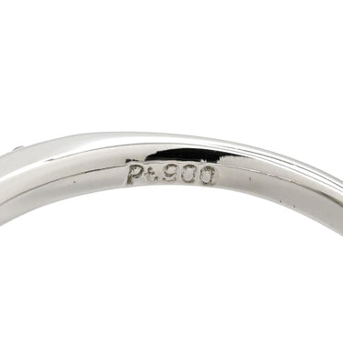 ノンブランド NON BRAND 黒蝶パール ダイヤリング プラチナシルバー Pt900 パール ダイヤモンド リング 指輪 1粒 1P 華真珠 12.5号